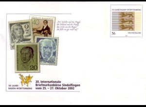 D,Bund Mi.Nr. USo 43 Sonderumschlag Briefm.börse Sindelfingen (WSt.MiNr.2248)