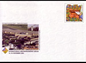 D,Bund Mi.Nr. USo 66 Messeumschlag Int. Briefmarkenbörse Berlin (WSt.MiNr.2368)