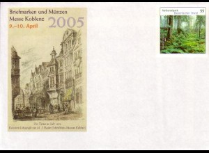 D,Bund Mi.Nr. USo 91 Sonderumschlag Briefmarkenmesse Koblenz (WSt.MiNr.2452)
