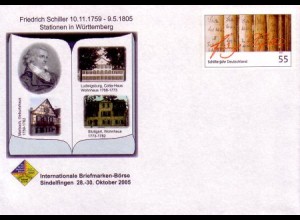 D,Bund Mi.Nr. USo 106 Sonderumschlag Briefm.börse Sindelfingen (WSt.MiNr.2460)
