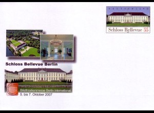 D,Bund Mi.Nr. USo 139 Sonderumschlag Briefmarkenmesse Berlin 07 (WSt.MiNr.2601)