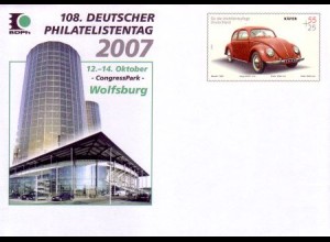 D,Bund Mi.Nr. USo 140 Sonderumschlag Philatelistentag Wolfsburg (WSt.MiNr.2292)