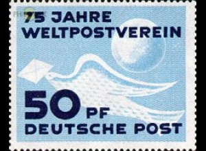 D,DDR Mi.Nr. 242 75 Jahre UPU, Taube mit Brief + Weltkugel (50)