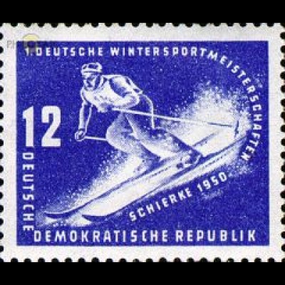 D,DDR Mi.Nr. 246 Wintersportmeisterschaften Schierke, Ski - Abfahrt (12)