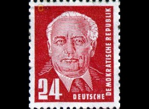 D,DDR Mi.Nr. 252 Freim., Wilhelm Pieck, Wz. 1 (24)