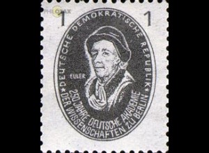 D,DDR Mi.Nr. 261 Akademie der Wissenschaften, Leonhard Euler (1)