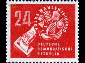 D,DDR Mi.Nr. 275 Volkswahlen, Symbole der Arbeit, Friedenstaube, Wahlurne (24)