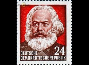 D,DDR Mi.Nr. 389A 70. Todestag Karl Marx, Marx in ält. Jahren (24 a.Block gez.)