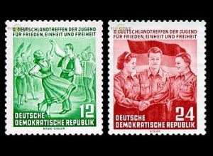 D,DDR Mi.Nr. 428-429 Deutschlandtreffen der Jugend in Berlin (2 Werte)