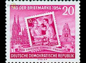 D,DDR Mi.Nr. 445A Tag der Briefmarke 54, Kölner Dom, Briefmarke u.a. (20)