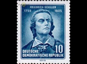 D,DDR Mi.Nr. 465A Friedrich von Schiller (10)
