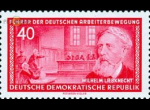 D,DDR Mi.Nr. 477 Führer der dt. Arbeiterbewegung, Wilhelm Liebknecht (40)