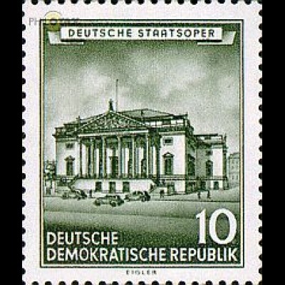 D,DDR Mi.Nr. 492 Historische Bauten der DDR, Dt. Staatsoper Berlin (10)