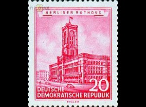 D,DDR Mi.Nr. 494 Historische Bauten der DDR, Rotes Rathaus Berlin (20)