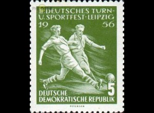D,DDR Mi.Nr. 530 Turn- + Sportfest Leipzig, Fußballspieler (5)
