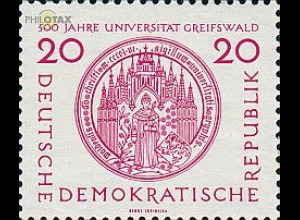 D,DDR Mi.Nr. 543 Universität Griefswald, Altes Siegel (20)