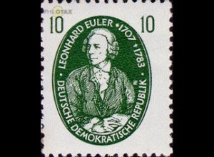 D,DDR Mi.Nr. 575 Berühmte Wissenschaftler, Leonhard Euler (10)