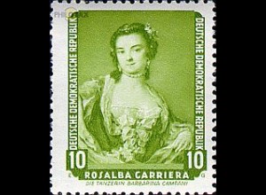 D,DDR Mi.Nr. 587 Gemälde, rosalba Carriera, Tänzerin Barbarina Campani (10)