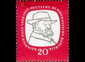 D,DDR Mi.Nr. 625 Heinrich Zille, Selbstporträt (20)
