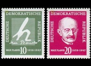 D,DDR Mi.Nr. 626-27 Max Planck (2 Werte)
