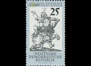 D,DDR Mi.Nr. 792 Dresdner Kunstsammlungen, Dürer, Tanzende Bauern (25)