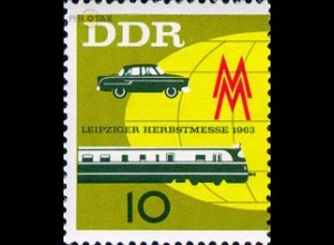 D,DDR Mi.Nr. 976 Leipziger Herbstmesse, Auto, Eisenbahn (10)