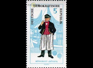 D,DDR Mi.Nr. 1075 Volkstrachten, Rügen, Mann (5)