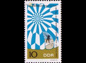 D,DDR Mi.Nr. 1193 WM Fallschirmspringen, Einzelzielsprung (10)