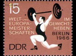 D,DDR Mi.Nr. 1210 WM + EM Gewichtheben, Reißen (15)