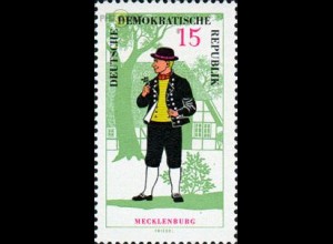 D,DDR Mi.Nr. 1217 Volkstrachten, Mecklenburg, Mann (15)