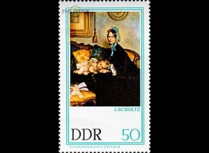 D,DDR Mi.Nr. 1266 Gemäldegalerie Dresden, Scholtz, Großmutter und Enkelin (50)