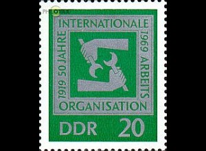D,DDR Mi.Nr. 1517 50 Jahre IAO, Fäuste mit Schraubenschlüsseln (20)