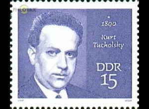 D,DDR Mi.Nr. 1536 Bedeutende Persönlichkeiten, Kurt Tucholsky (15)