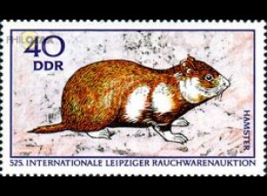 D,DDR Mi.Nr. 1544 Int. Rauchwarenauktion, Hamster (40)