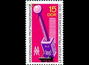 D,DDR Mi.Nr. 1552 Leipziger Frühjahrsmesse 70, Transformator (15)