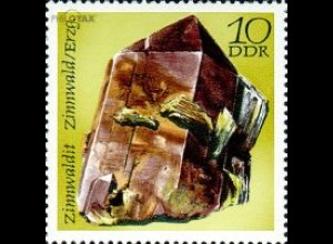 D,DDR Mi.Nr. 1738 Mineralien, Rauchquarz Zinnwald (10)