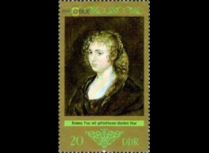D,DDR Mi.Nr. 1894 Kunstsammlungen Dresden, Frau m. . blondem Haar v. Rubens (20)