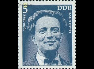 D,DDR Mi.Nr. 2025 Bedeutende Persönlichkeiten, Hans Otto (5)