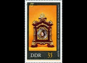 D,DDR Mi.Nr. 2060 Alte Uhren, Geographisch-astronomische Kunstuhr 1738 (35)