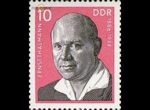 D,DDR Mi.Nr. 2107 Persönlichkeiten der Arbeiterbewegung, Thälmann (10)