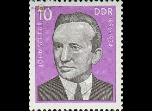 D,DDR Mi.Nr. 2110 Persönlichkeiten der Arbeiterbewegung, John Schehr (10)