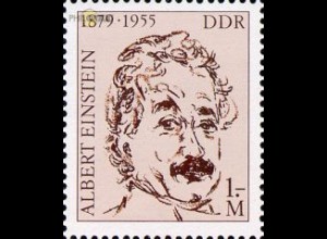D,DDR Mi.Nr. 2402 100. Geburtstag Albert Einstein (1 M)