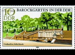 D,DDR Mi.Nr. 2486 Barockgärten, Stille Musik, Großsedlitz (10)