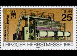 D,DDR Mi.Nr. 2540 Leipziger Herbstmesse 80, Teppichwirkmaschine (25)