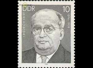 D,DDR Mi.Nr. 2849 Persönlichkeiten der Arbeiterbewegung, Ebert (10)
