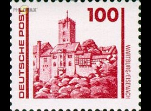 D,DDR Mi.Nr. 3350 Freim., Bauwerke, Wartburg, Eisenach (100)