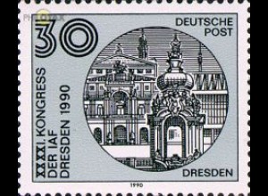 D,DDR Mi.Nr. 3360 Kongreß d. austronaut. Föderation, Bauwerke Dresden (30)