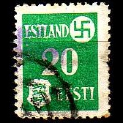D, Estland Mi.Nr. 2y Freimarken Landespost, II. Wahl, siehe Bild (20)