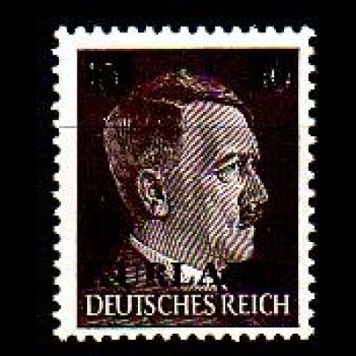 D, Kurland Mi.Nr. 2vz Marke Dt. Reich (Mi.Nr. 826) mit Aufdruck Kurland (6 a.10)