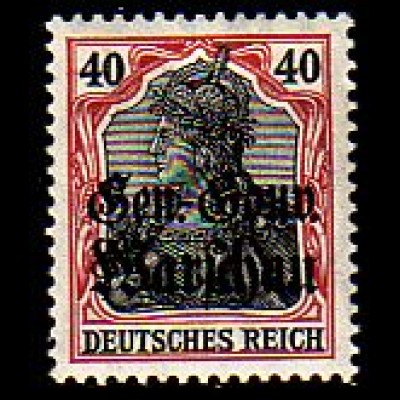 D,Polen Mi.Nr. 15 Dt. Reich Germania mit schw.Bdr.-Audr. Gen.Gouv.Warschau (40)